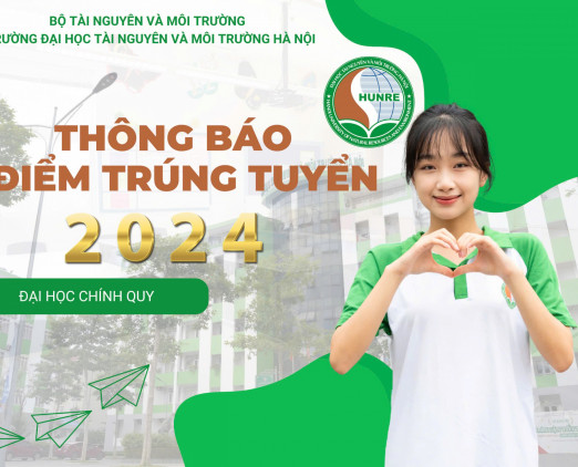 Thông báo kết quả trúng tuyển chính thức vào đại học chính quy năm 2024